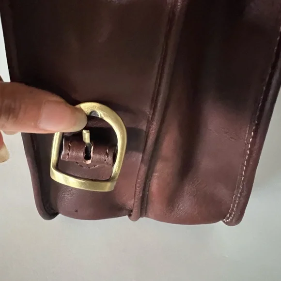 Vintage GRUPPO GIORGIO 1966 Made in Italy Brown Leather Convertible Backpack - Picture 10 of 16